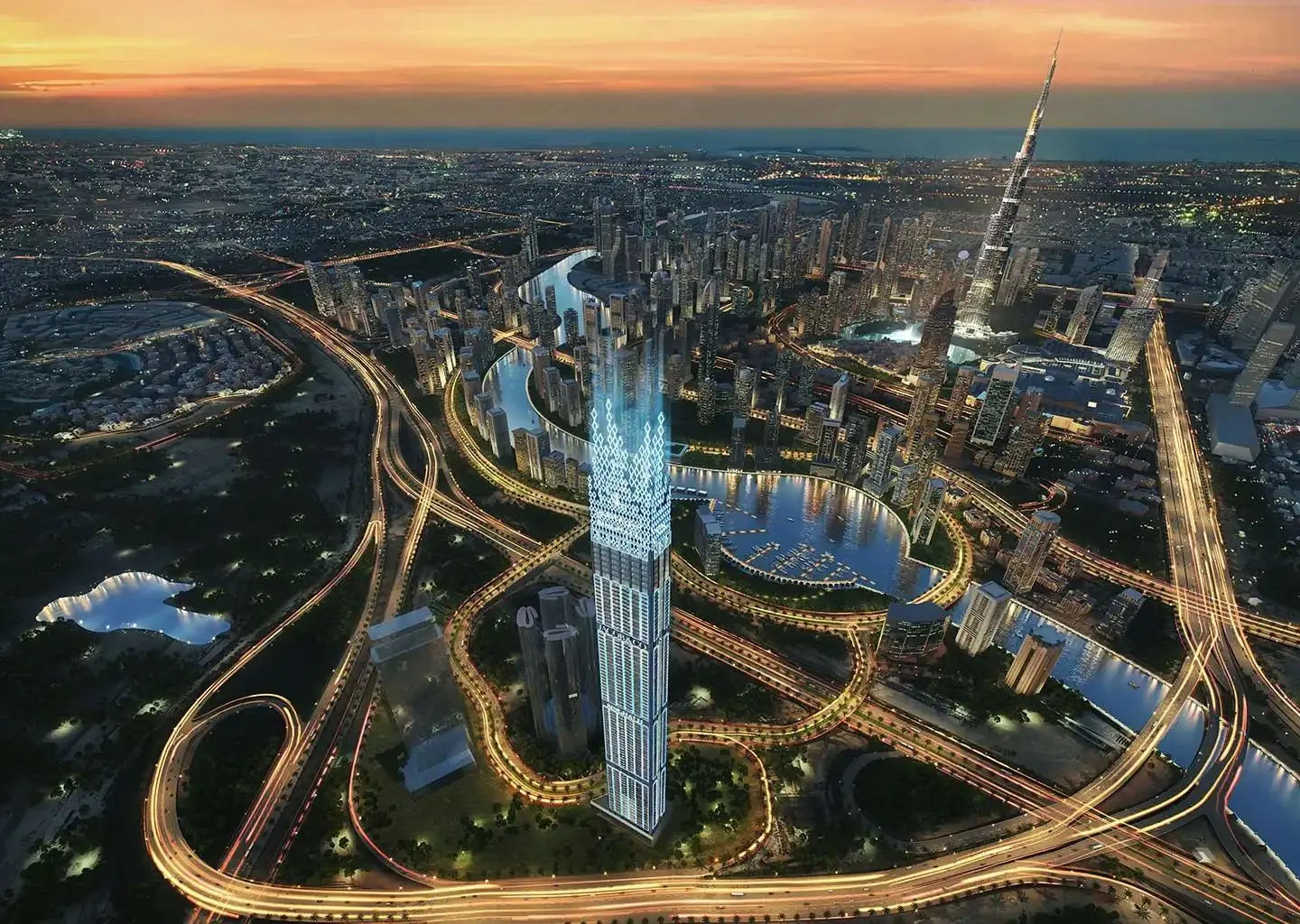 Burj Binghatti Jacob & Co Residences: developer render