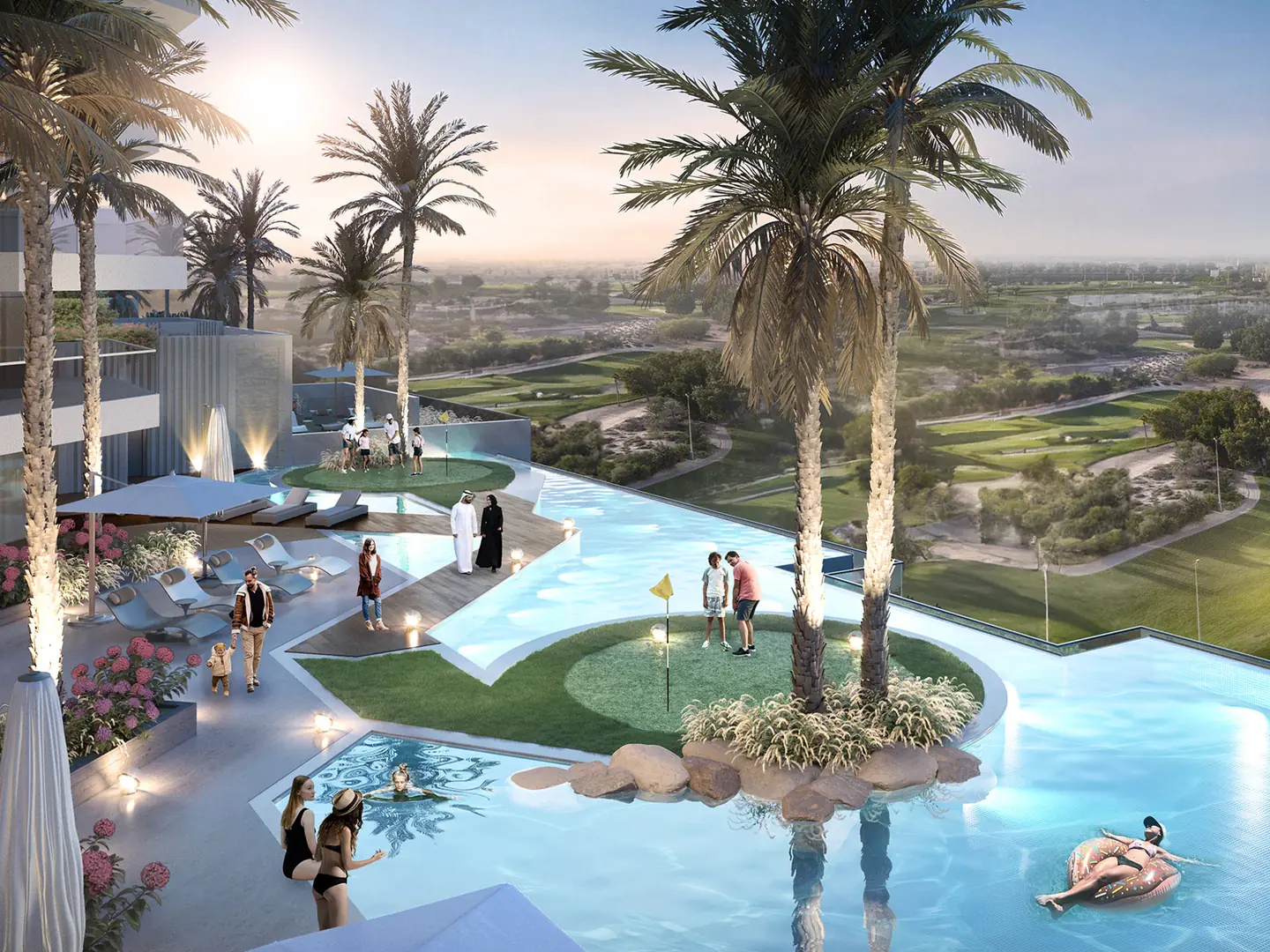 Golf Greens: developer render